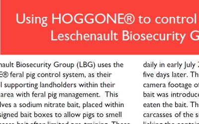 LBG featured in National Feral Pig Action Plan Newsletter