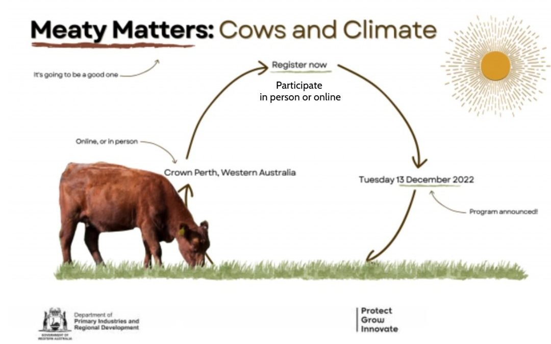 Sheep, cows and climate in the spotlight at Perth forum – Participate in Person or Online