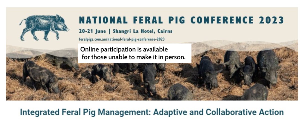 National Feral Pig Conference 20-21 June 2023